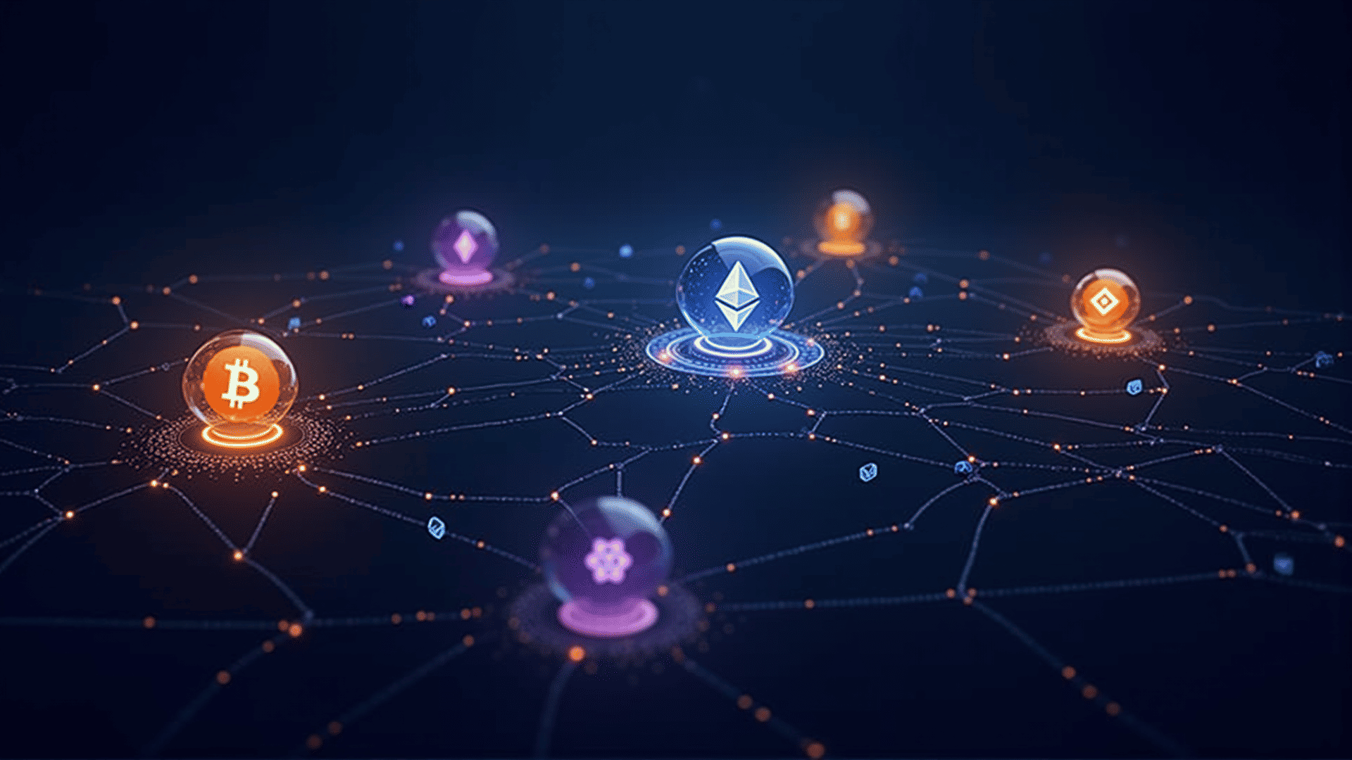 Blockchain Networks Map